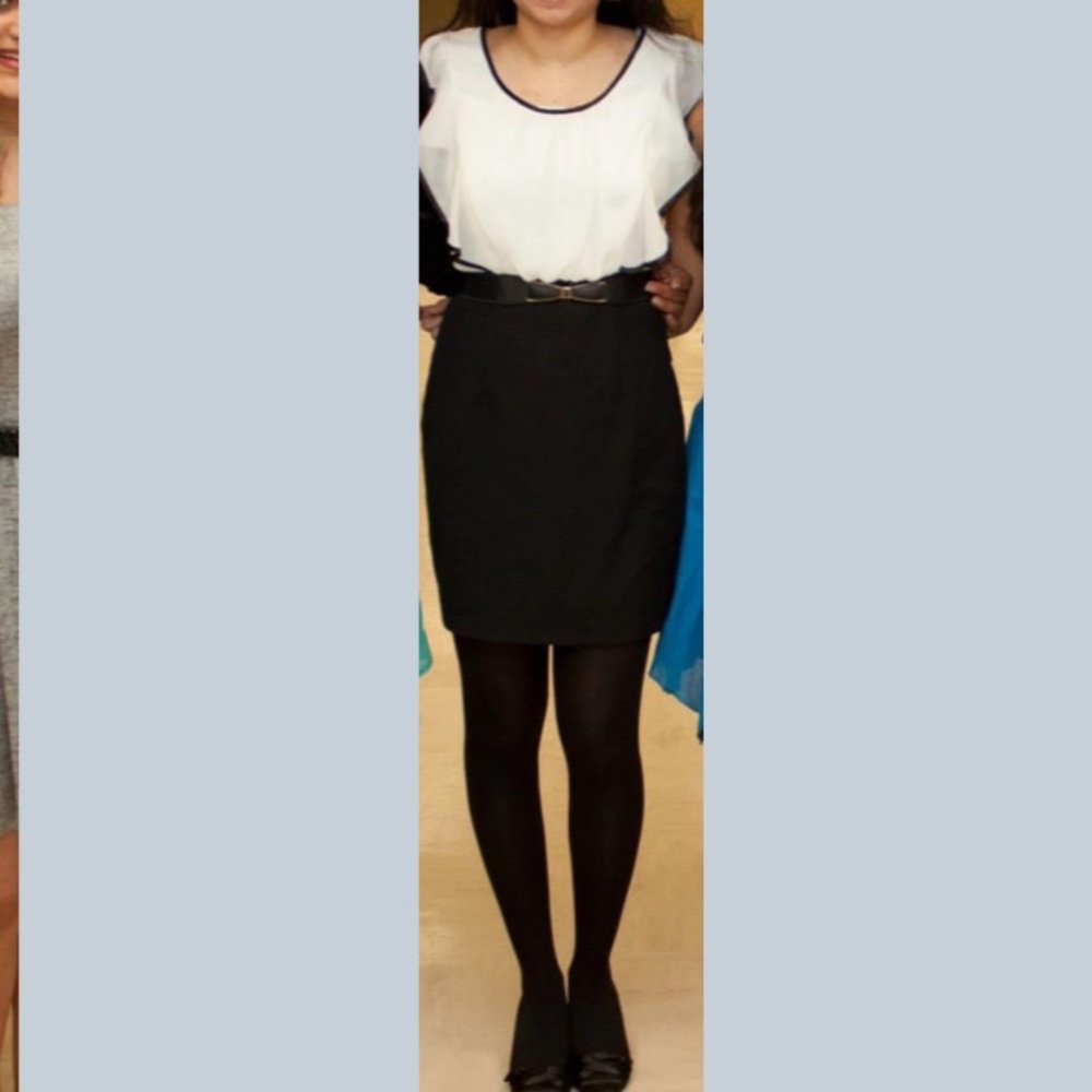 BCX White and Black Dress - Picture 2 of 3